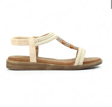 Load image into Gallery viewer, Lunar sandals Portofino white