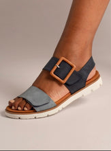 Load image into Gallery viewer, Lunar Gabby Navy Sandal