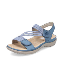 Load image into Gallery viewer, Rieker Women's Walking Sandal - Blue | 64870-14