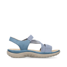 Load image into Gallery viewer, Rieker Women's Walking Sandal - Blue | 64870-14