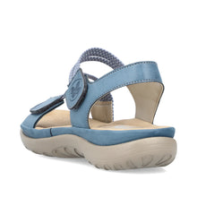Load image into Gallery viewer, Rieker Women's Walking Sandal - Blue | 64870-14