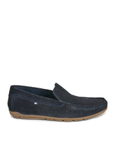 Load image into Gallery viewer, Bugatti Mens Navy suede moccasin 321AwF