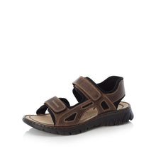 Load image into Gallery viewer, Rieker Men's Walking Sandal - Brown | 26761-26