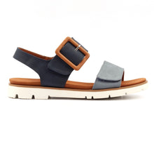Load image into Gallery viewer, Lunar Gabby Navy Sandal

