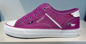 Mustang laceless 1272-402-553 Fuchsia