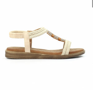 Lunar sandals Portofino white