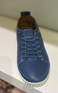 Modella violet , Denim blue