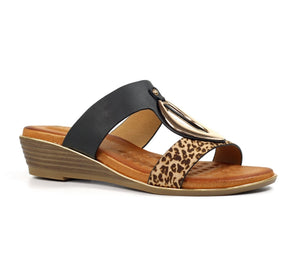 Lunar Paradise Black mule