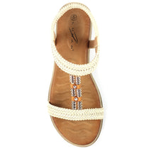 Load image into Gallery viewer, Lunar sandals Portofino white
