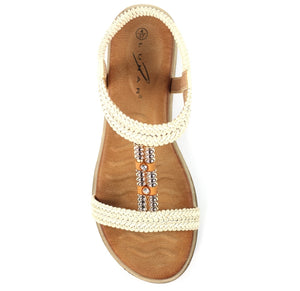 Lunar sandals Portofino white