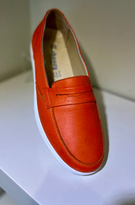 Shoozy sage loafer burnt orange