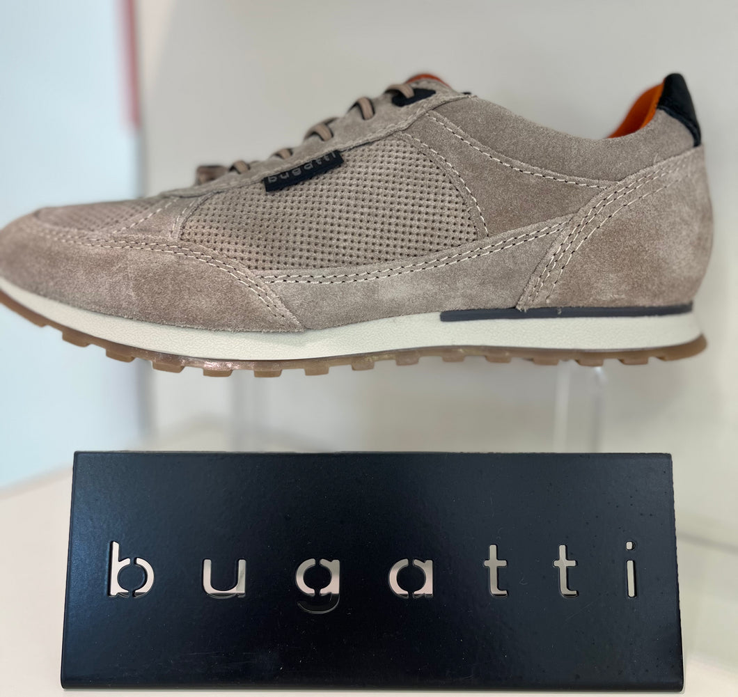 Bugatti Mens lace up light taupe Arx03
