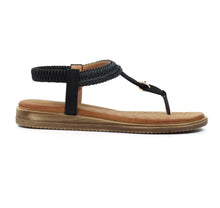 Load image into Gallery viewer, Lunar sandals Poppy Black
