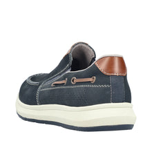 Load image into Gallery viewer, Rieker Men's slip on shoe- Blue | 16968-14
