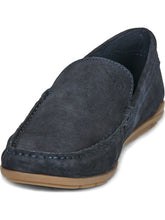 Load image into Gallery viewer, Bugatti Mens Navy suede moccasin 321AwF

