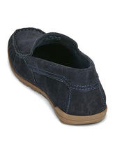 Load image into Gallery viewer, Bugatti Mens Navy suede moccasin 321AwF
