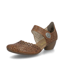 Load image into Gallery viewer, Rieker Women's Mary Jane Shoe - Brown | 43753-22
