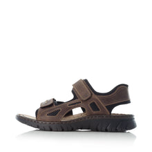 Load image into Gallery viewer, Rieker Men's Walking Sandal - Brown | 26761-26
