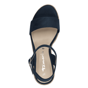 Tamaris Navy wedge 28300