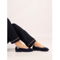 Load image into Gallery viewer, Lunar Navy Bow Pump Slipper
