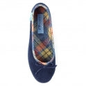 Load image into Gallery viewer, Lunar Navy Bow Pump Slipper
