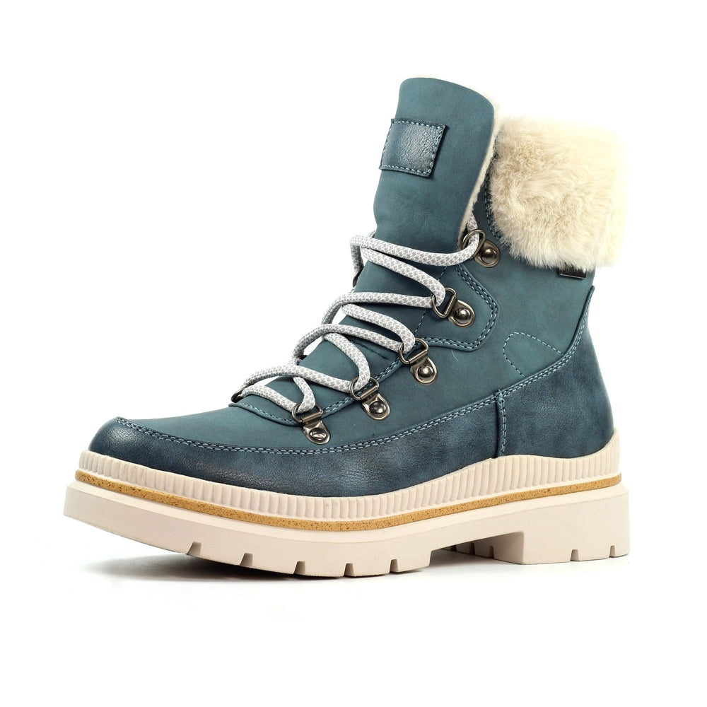 Lunar Evelyn Blue Boot Waterproof