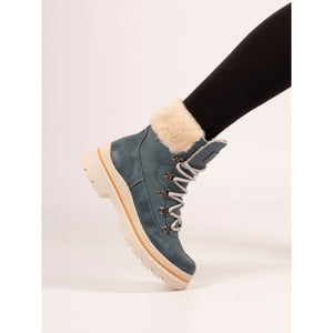 Lunar Evelyn Blue Boot Waterproof