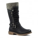 Load image into Gallery viewer, Peyton Black Waterproof Long Boot
