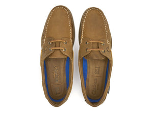 Chatham THE DECK II G2 - PREMIUM LEATHER BOAT SHOES Walnut