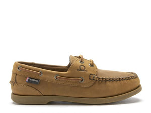 Chatham THE DECK LADY II G2 - LEATHER BOAT SHOES Walnut