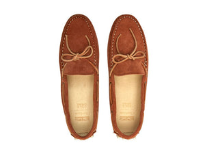 Chatham ARIA - SUEDE DRIVING MOCCASINS Cognac
