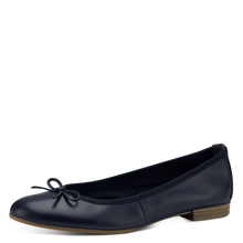 Load image into Gallery viewer, Tamaris leather navy pump
