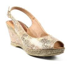 Load image into Gallery viewer, Lunar Doretta Beige Wedge Sandal
