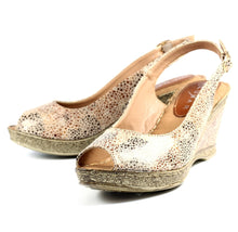 Load image into Gallery viewer, Lunar Doretta Beige Wedge Sandal
